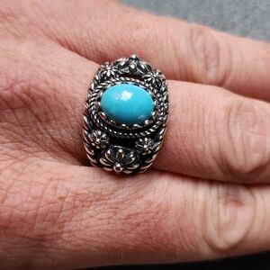 Carolyn Pollack Turquoise Ring  NEW